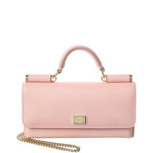 Dolce & Gabbana Leather Clutch, Pink